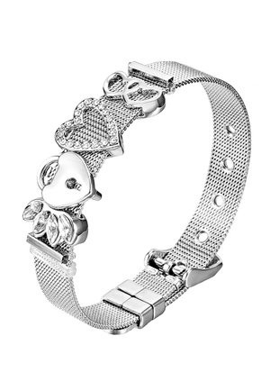 ARMBAND MESH - Armband - silberfarben