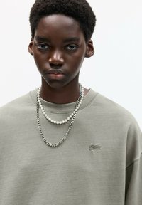 PULL&BEAR SHORT SLEEVE - T-shirts basic - khaki