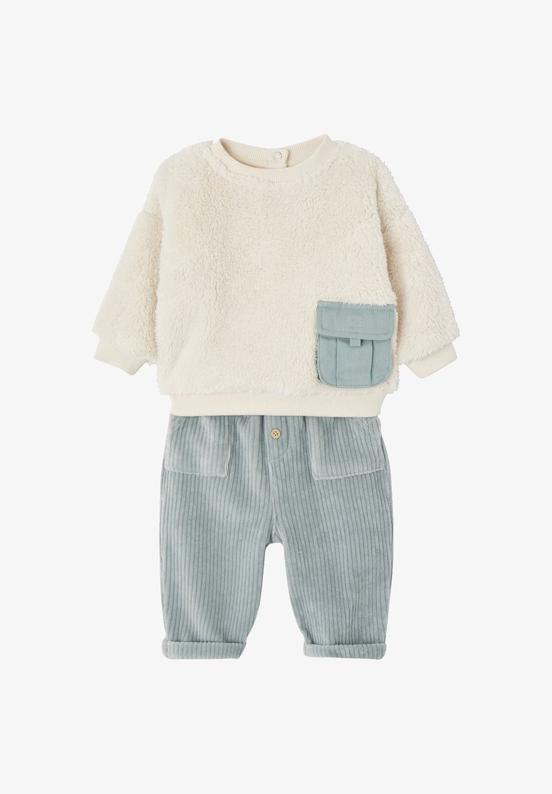 Vertbaudet SET - Stoffhose - aqua