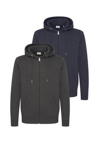 SDCOLINEAREG 2 PACK - Sweat zippé - dgm navy