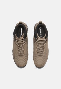 Timberland MID WATERPROOF - Šněrovací kotníkové boty - medium beige mesh