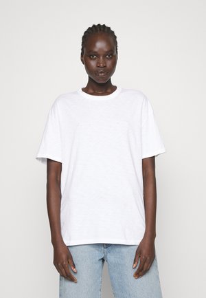 MINI SLUB BOYFRIEND TEE - T-Shirt basic - white