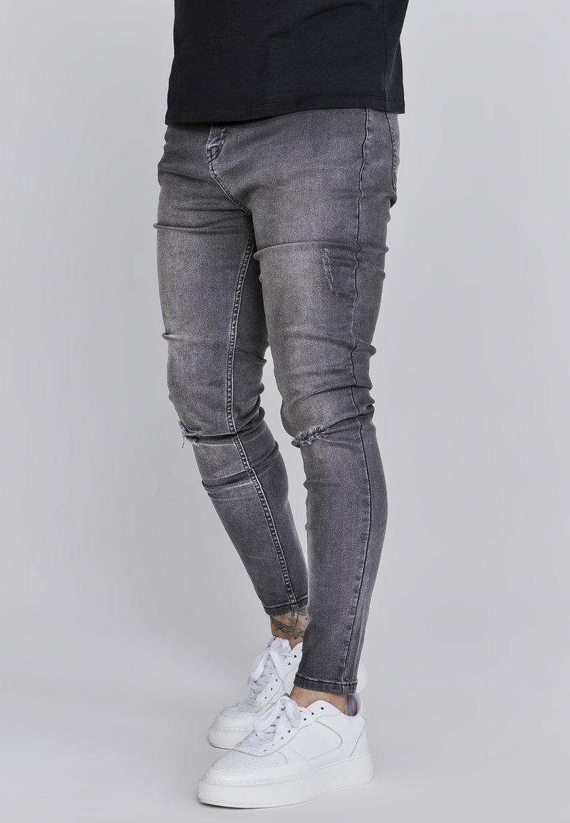 SIKSILK Jean slim - grey