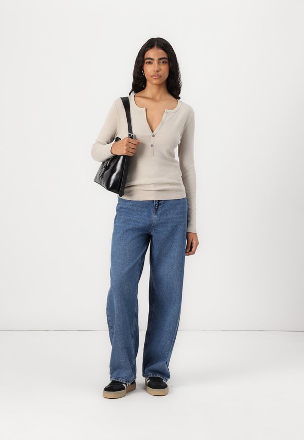 SLIM - Long sleeved top - brick4