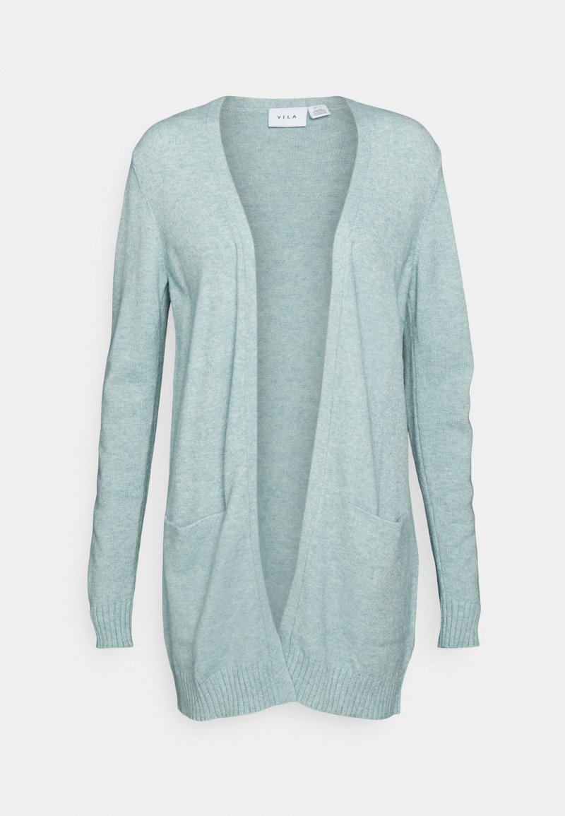 VILA VIRIL OPEN CARDIGAN Cardigan tourmaline/mottled light