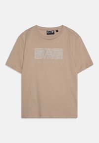 EA7 Emporio Armani - UNISEX - T-shirt imprimé - cobblestone Image miniature 1
