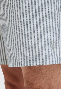 AllSaints WARDEN - Shorts da mare - white grey