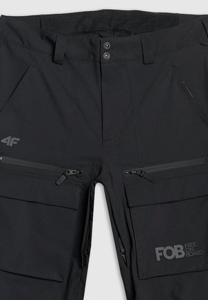 4F, 4F SPODNIE SNOWBOARDOWE MEMBRANA 15000 MĘSKIE - CZARNE 3XL - Snowboardbroek - deep black