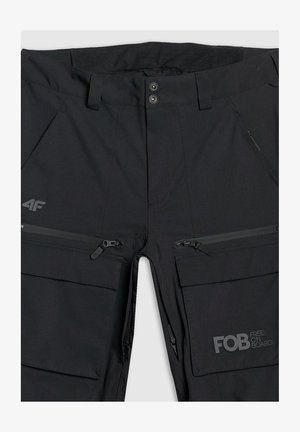 4F, 4F SPODNIE SNOWBOARDOWE MEMBRANA 15000 MĘSKIE - CZARNE 3XL - Snowboardbroek - deep black