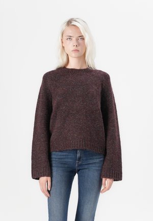 VMINGRID O NECK PULLOVER - Jersey de punto - winetasting