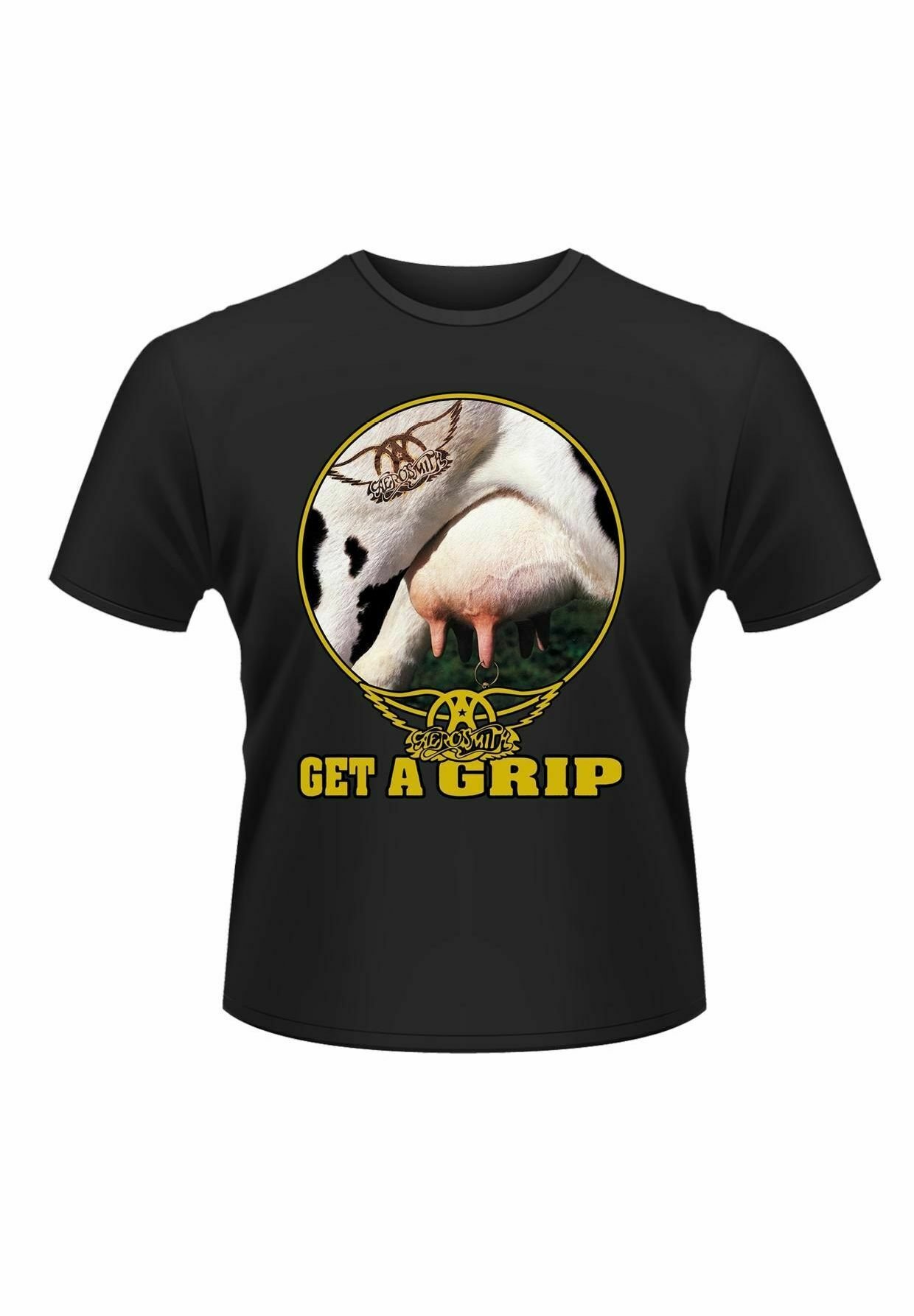 aerosmith GET A GRIP バンドTシャツ 黒AEROSMITH Aerosmith エアロスミス GET A GRIP ツアー Tシャツ XL - メルカリ