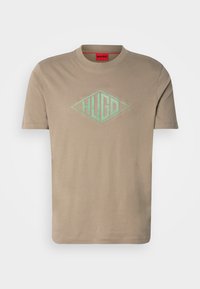 DALENDI - Marškinėliai su spaudiniu - medium brown