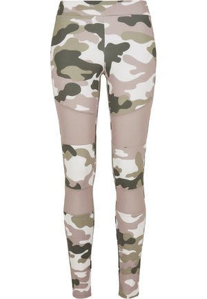 TECH - Leggings - duskrose camo