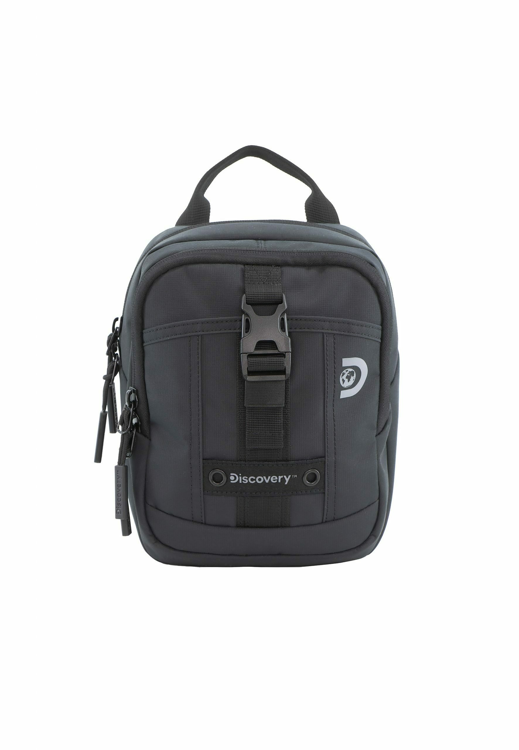 Discovery Multisport Borsa A Tracolla Leggera - 22x5x27.5 Cm - Con Scomparto Per Tablet E Logo Riflettente