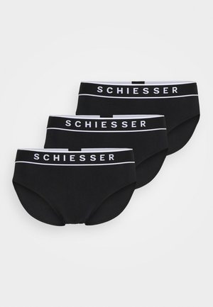 Schiesser 3PACK  - Briefs - schwarz