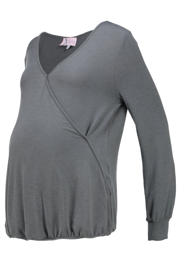 Paulina Longsleeve antraciet