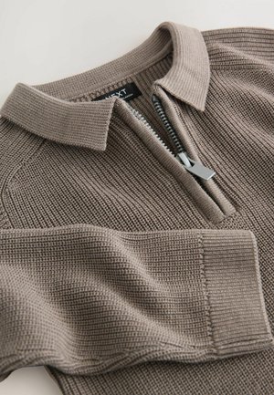 Next REGULAR FIT - Hosszú ujjú felső - mink brown