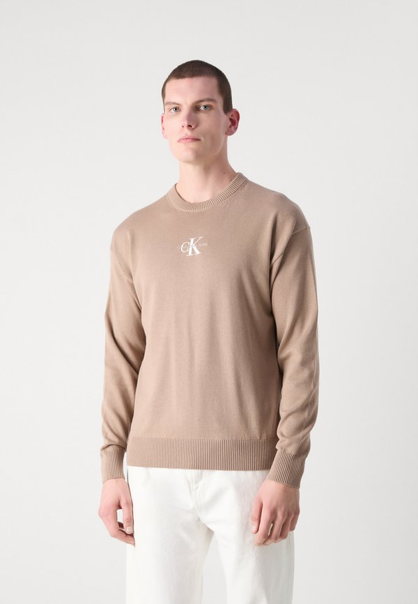 LOGO  - Jumper - taupe gray2