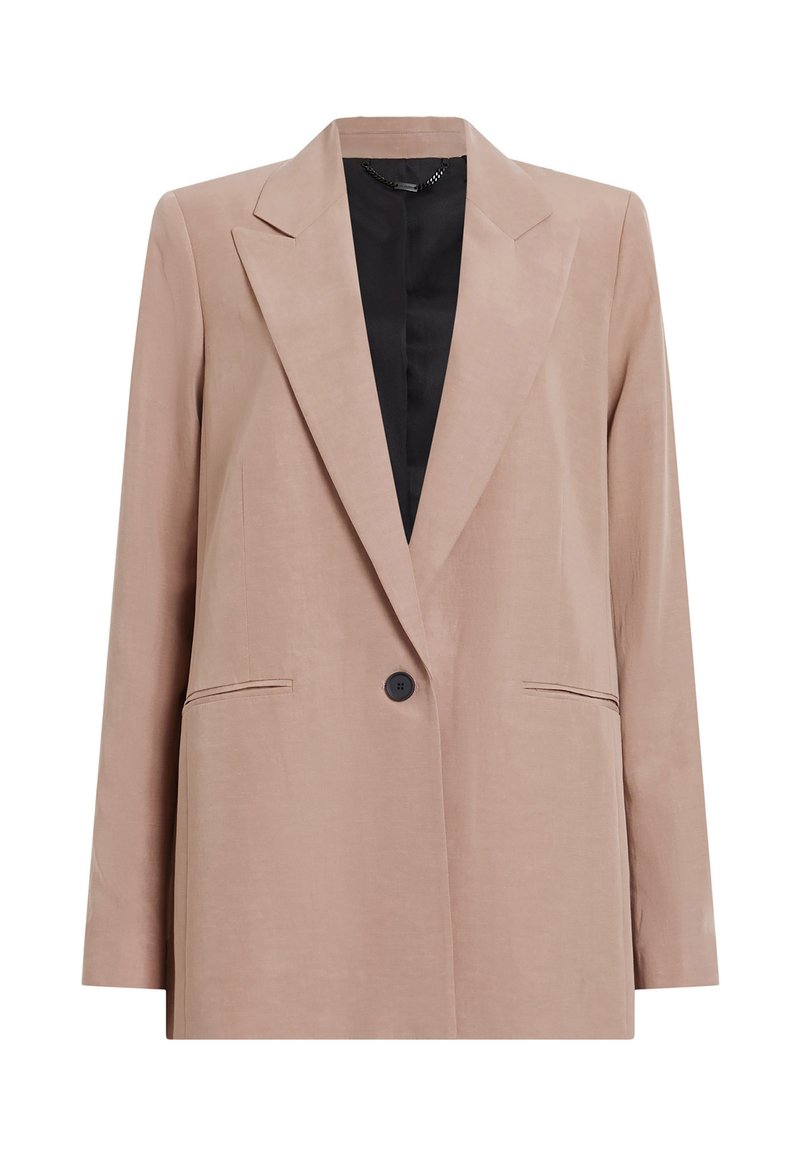 AllSaints Halflange jas bruin AllSaints Halflange jas bruin