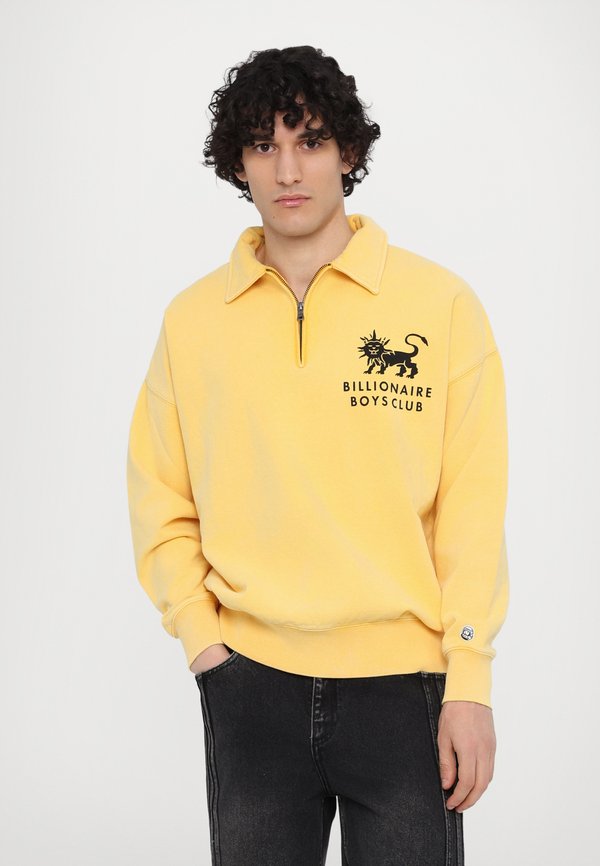 LION QUARTER ZIP - Sweatshirt - washed mustard2