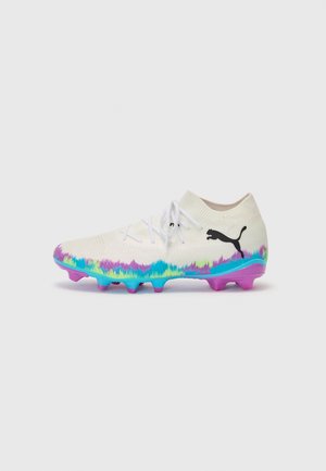 FUTURE 8 MATCH FG/AG - Football boots firm ground - white/fizzy apple/ultra blue/pure magenta