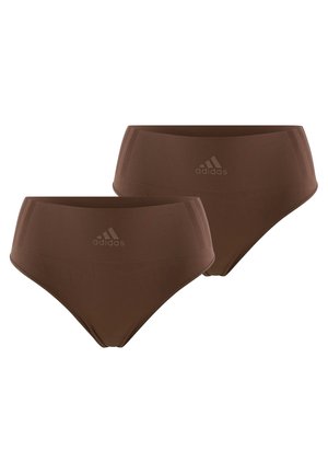 2 PACK  - G-strenge - braun mel.