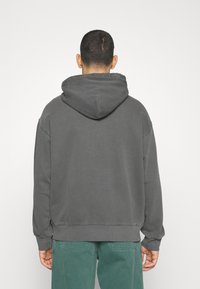 Carhartt WIP HOODED NELSON  - Felpa - black garment dyed