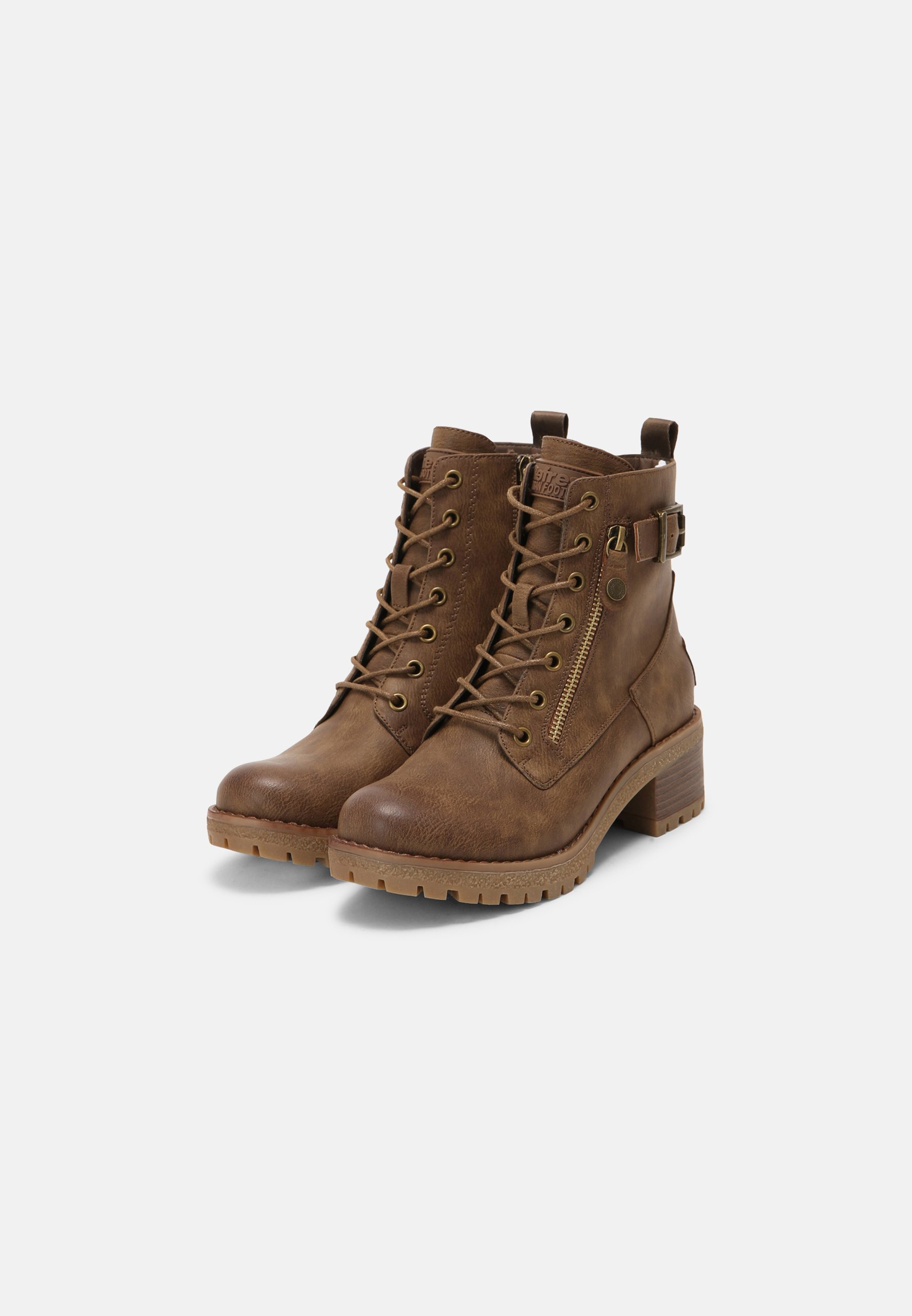 Refresh Botines con cordones - taupe/marrón topo - Zalando.es