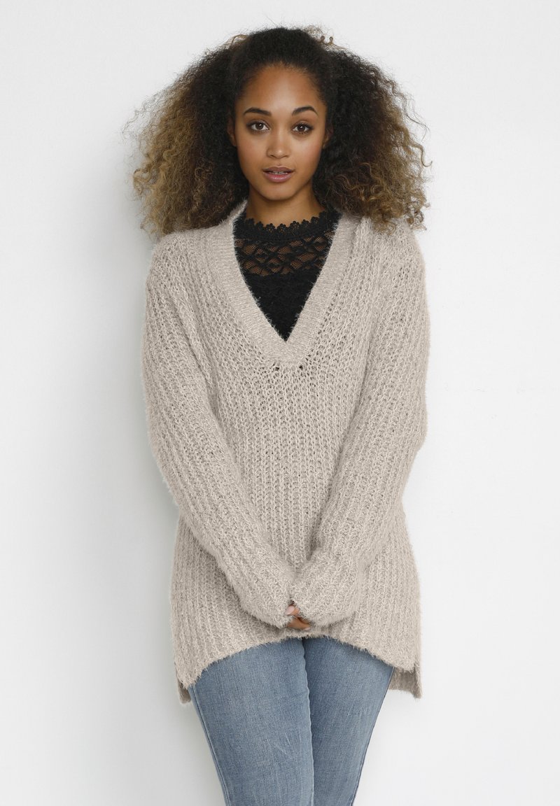 Cream CRGILO Jumper oat melange/beige Zalando.de