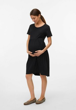 MAMALICIOUS MLMIA UMSTANDS - Jersey dress - black