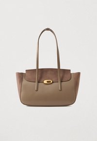HARDWARE BRUSHED FLAP TOTE BA﻿G - Τσάντα Tote - desert taupe