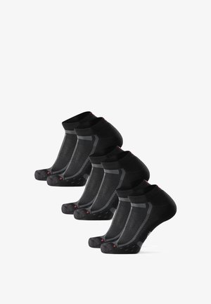 LONG DISTANCE 3 PACK - Calcetines tobilleros - black grey