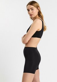 Lindex HIGH WAIST SEAMLESS - Shorty - black