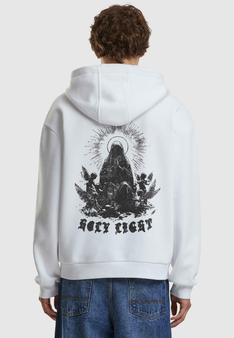 Mister Tee - HOLY LIGHT FLUFFY - Džemperis su gobtuvu - white, Padidinti