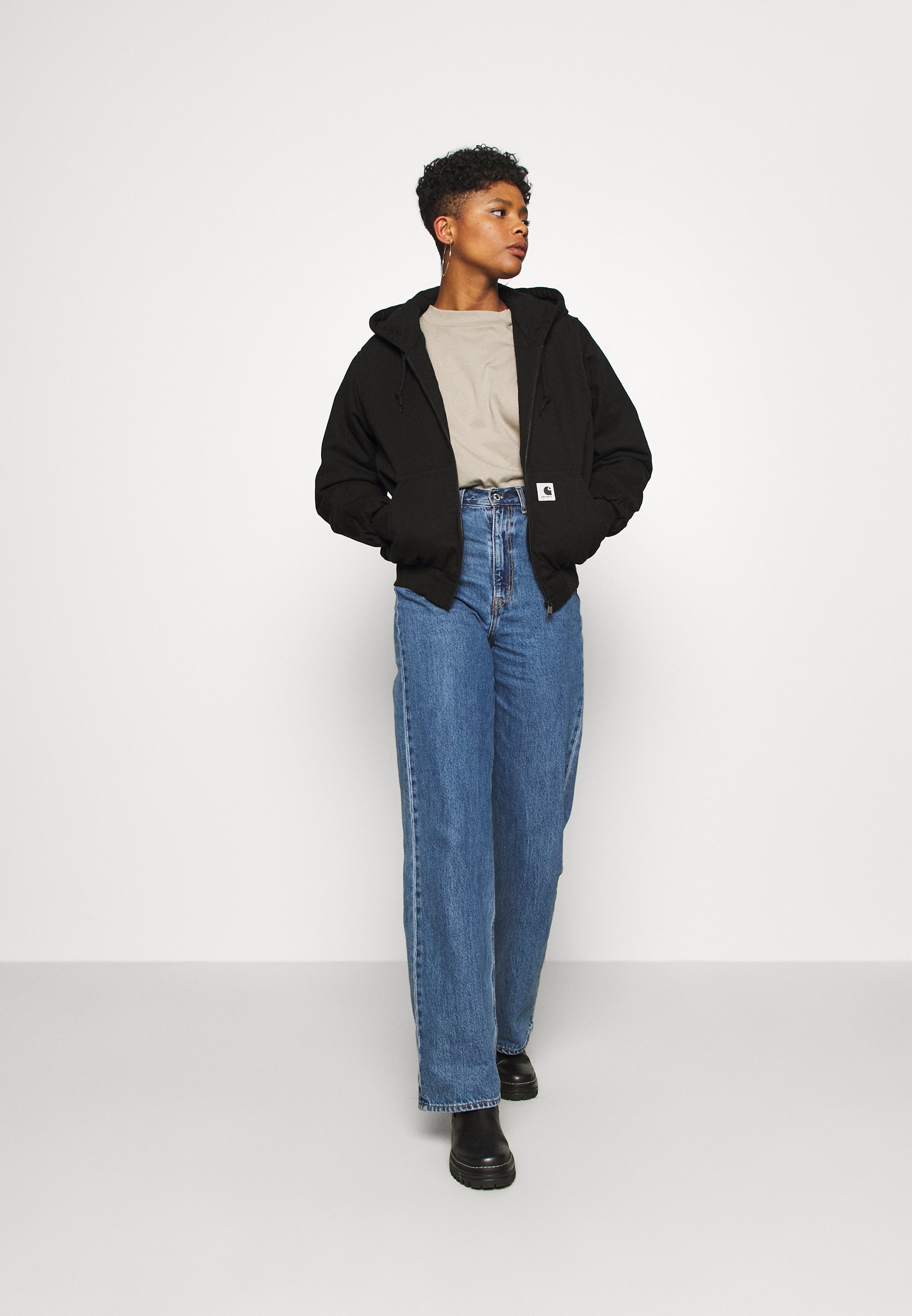Carhartt WIP ACTIVE JACKET - Giacca da mezza stagione - black/nero - Zalando .it