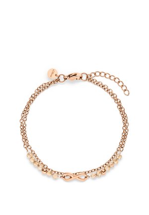S.OLIVER ARMBAND - MIT INFINITY UND SCHMUCKPERLEN - Bracelet - roségoldcoloured
