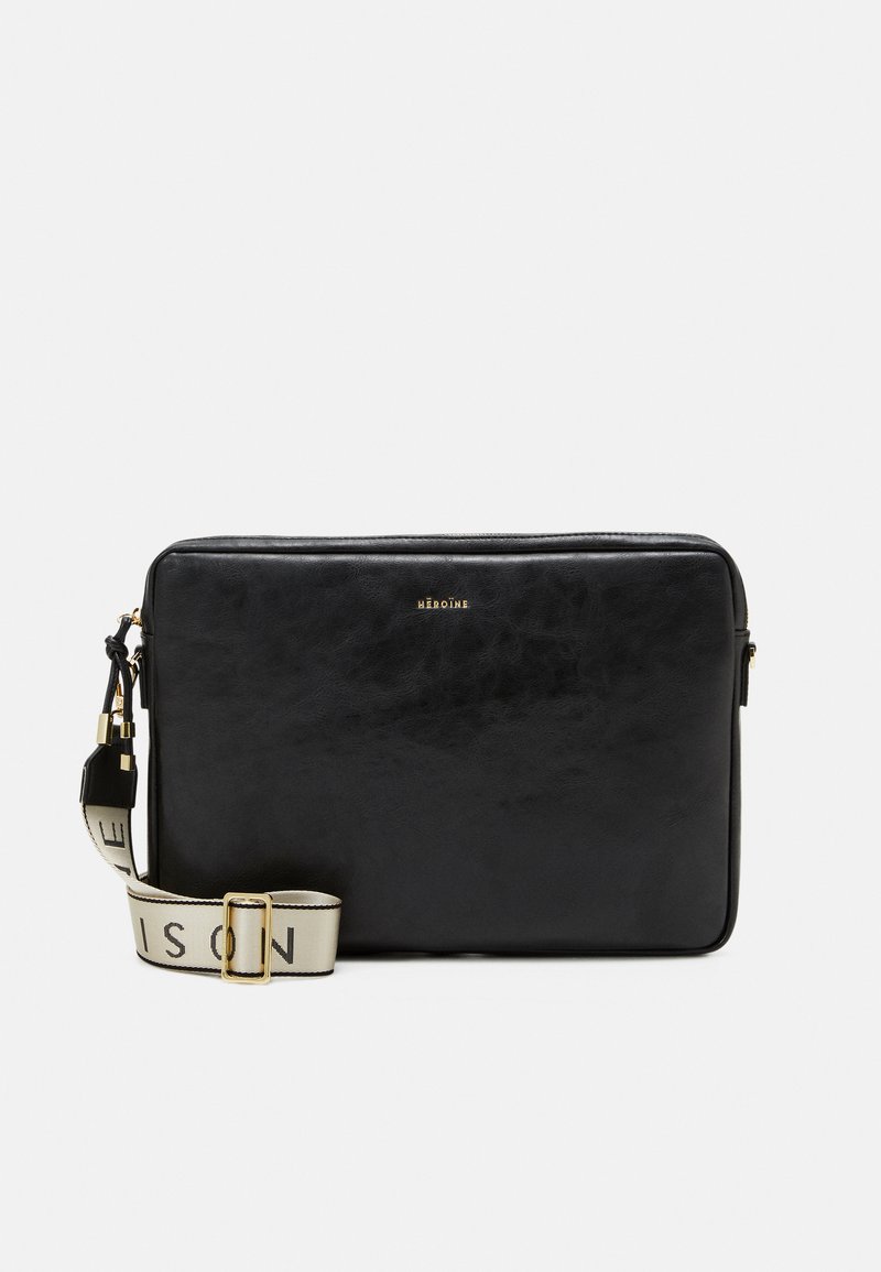 Maison Hēroïne JAMIE Laptop bag black crinkle/black Zalando.co.uk