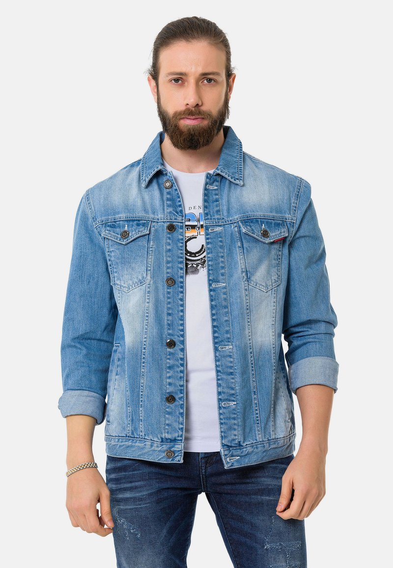 Cipo & Baxx Veste en jean - lightblue