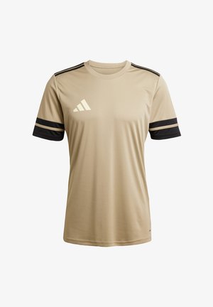adidas Performance SQUADRA25 JERSEY SHORT SLEEVE - T-shirt de sport - blanch cargo black warm vanilla