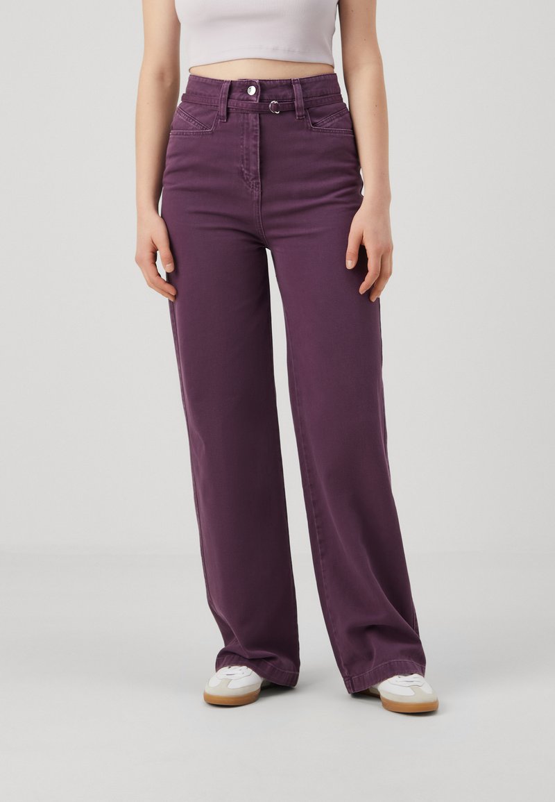 BOSS C TMARLENE D - Jeans relaxed fit - dark purple