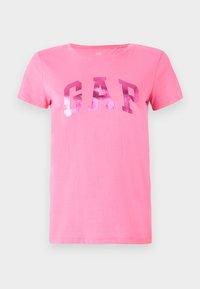 LOGO CLASSIC TEE - T-shirt estampada - neon pink rose