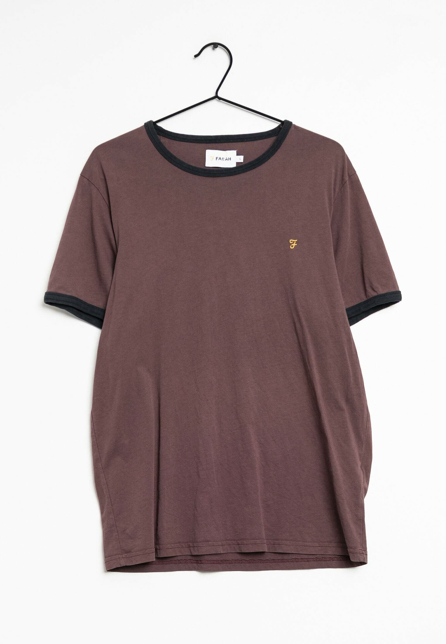 Farah T-shirt print - brown/Bruin - Zalando.nl