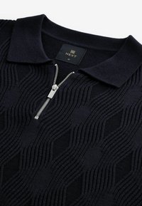 Next ZIP NECK - REGULAR FIT - Polotričko - navy blue