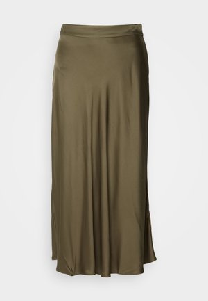 Esprit SKIRT - A-Linien-Rock - dark khaki