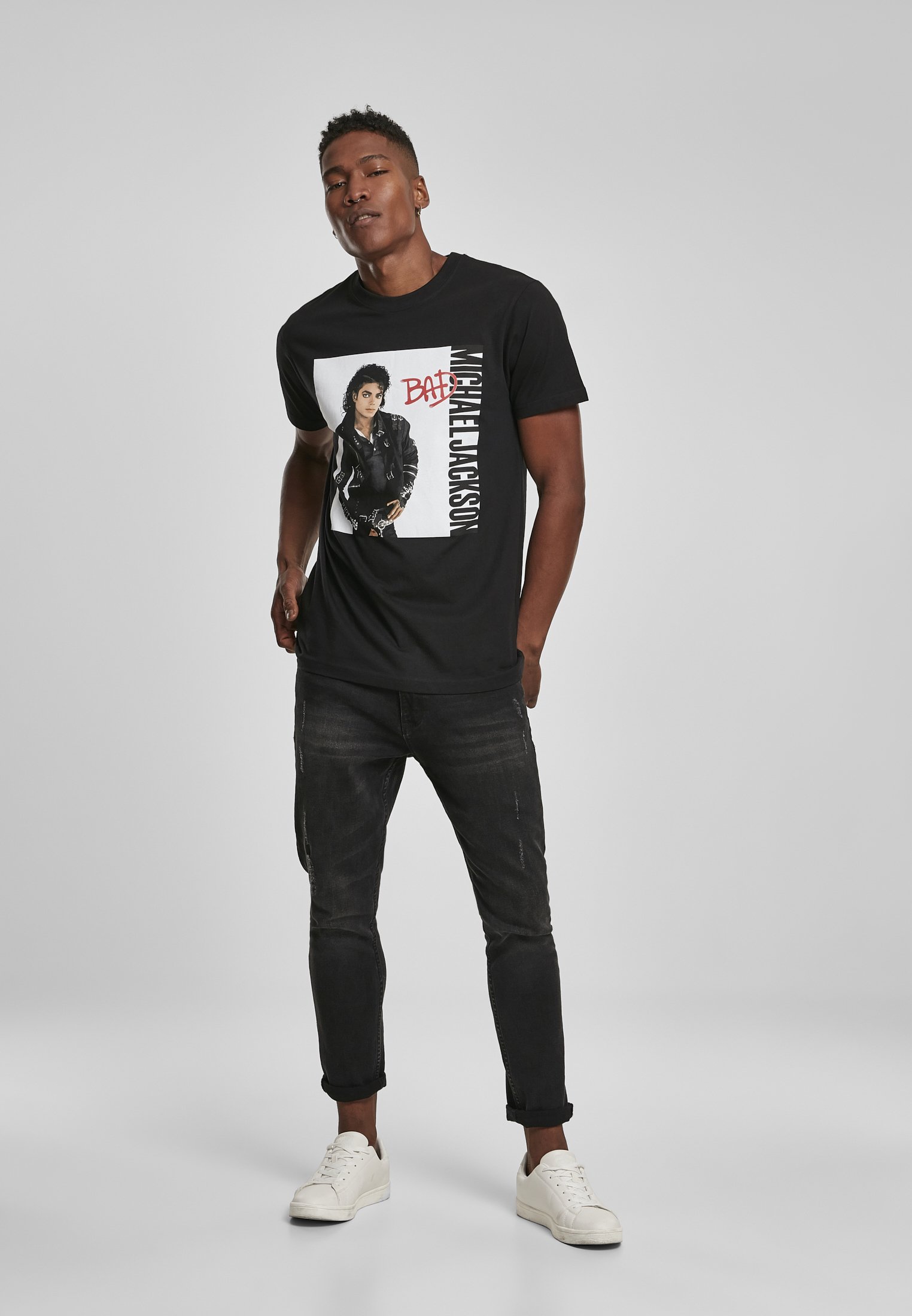 Merchcode MICHAEL JACKSON BAD - Camiseta estampada - black/negro -  Zalando.es