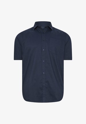 BadRhino, BADRHINO BIG & TALL BLACK STRETCH SHORT SLEEVE SHIRT - Skjorter - navy