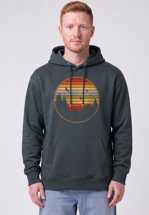 watapparel, SUNSET BERGE & TANNEN UNISEX - Hoodie - india ink grey