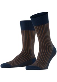 FALKE Oxford Stripe - Calze - plum