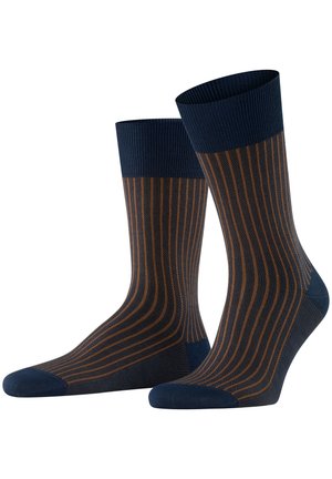 FALKE Oxford Stripe - Calze - plum