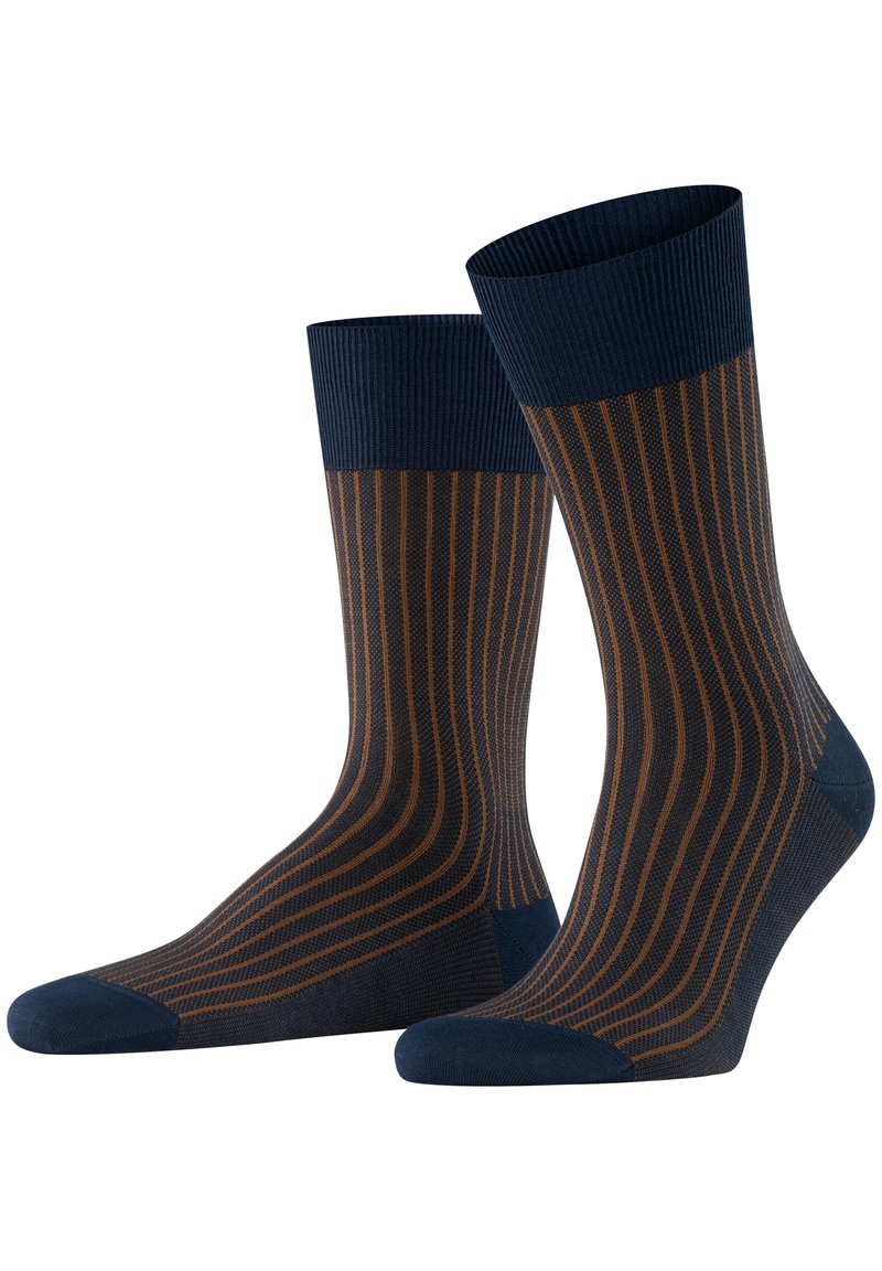 FALKE Oxford Stripe - Calze - plum